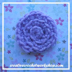 The Rapunzel Flower | Free Crochet Pattern | American Crochet @americancrochet.com @creativecrochetworkshop.com #freecrochetpattern