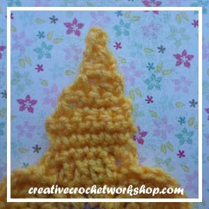 The Rapunzel Flower | Free Crochet Pattern | American Crochet @americancrochet.com @creativecrochetworkshop.com #freecrochetpattern