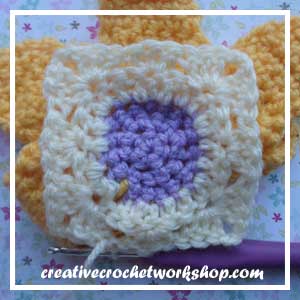 The Rapunzel Flower | Free Crochet Pattern | American Crochet @americancrochet.com @creativecrochetworkshop.com #freecrochetpattern