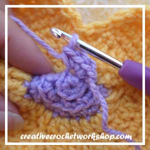 The Rapunzel Flower | Free Crochet Pattern | American Crochet @americancrochet.com @creativecrochetworkshop.com #freecrochetpattern