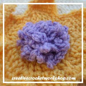The Rapunzel Flower | Free Crochet Pattern | American Crochet @americancrochet.com @creativecrochetworkshop.com #freecrochetpattern