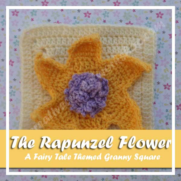 The Rapunzel Flower | Free Crochet Pattern | American Crochet @americancrochet.com @creativecrochetworkshop.com #freecrochetpattern #contributorpost