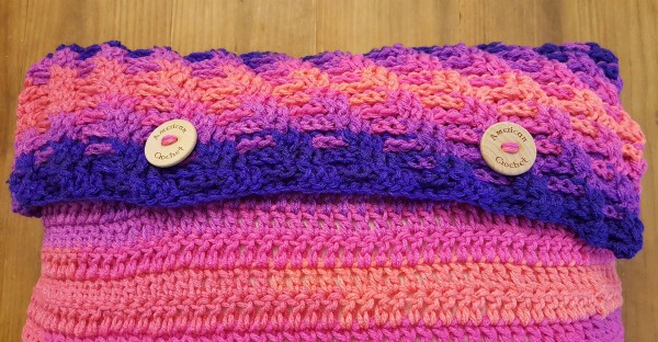 Rainbow Twist Pillow Cover | American Crochet @americancrochet.com