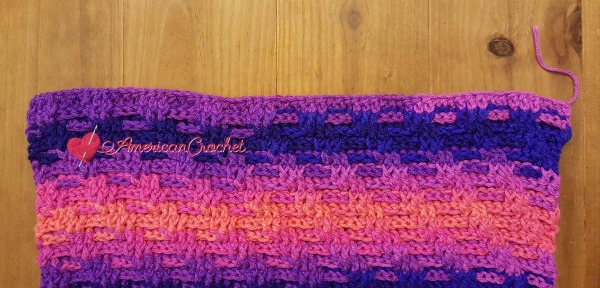 Rainbow Twist Pillow Cover | Crochet Pattern | American Crochet @americancrochet.com