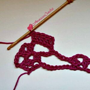 Diamond Bars Scarf | Free Crochet Pattern | American Crochet #freecrochetpattern