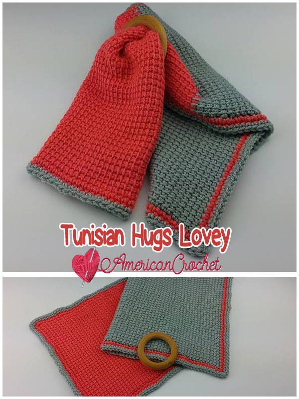 Tunisian Hugs Lovey | American Crochet @americancrochet.com