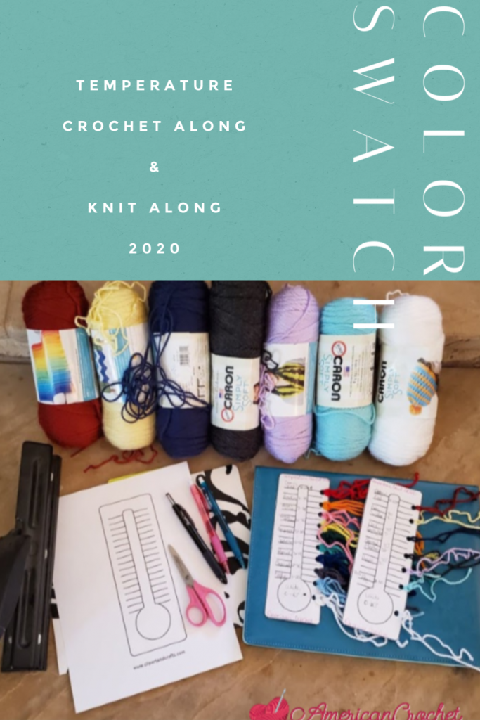 Temperature Color Swatch | American Crochet @americancrochet.com