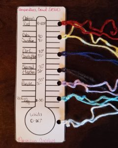 Temperature Color Swatch | American Crochet @americancrochet.com