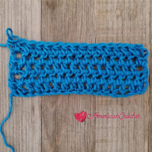 Half Double Crochet Between Stitches | American Crochet @americancrochet
