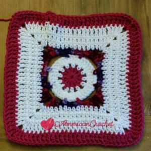 Hot Plum Jam | Free Crochet Pattern | American Crochet @americancrochet.com #freecrochetpattern 