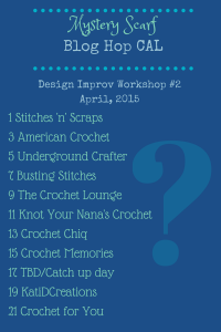 Mystery Scarf CAL Section 2 | Free Crochet Pattern | American Crochet @americancrochet.com #freecrochetpattern