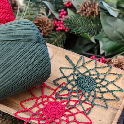 Winter Glow Snowflake Ornament – Easy Crochet Pattern for a Festive Touch