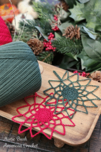 Winter Glow Snowflake Ornament - Crochet Pattern by American Crochet