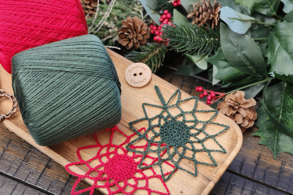 Winter Glow Snowflake Ornament - Crochet Pattern by American Crochet