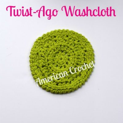 Twist-Ago Quick and Easy Crochet Washcloth Pattern