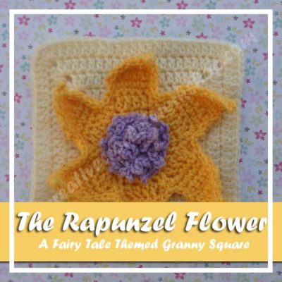 The Rapunzel Flower Crochet Block Pattern
