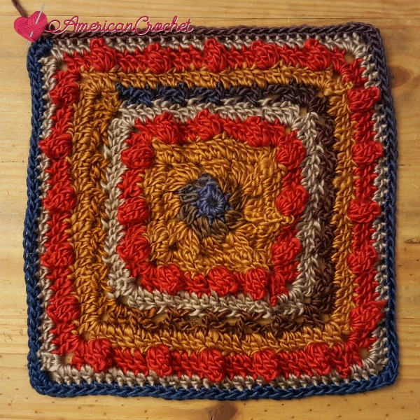The Trail Square | Free Crochet Pattern | American Crochet @americancrochet.com #freecrochetpattern