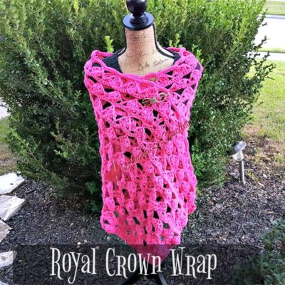 Royal Crown Wrap | Free Crochet Pattern