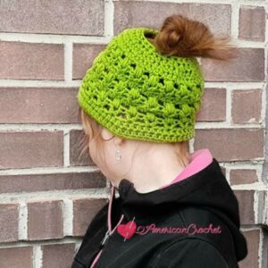 Skipping Puffin Messy Bun Hat