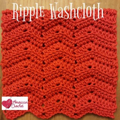 Ripple Washcloth