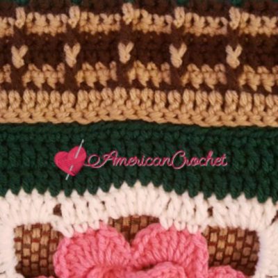 How to work solid rows onto squares crochet tutorial