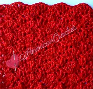 Strawberry Sherbet Toffee Coaster | Free Crochet Pattern | American Crochet @americancrochet.com #freecrochetpattern