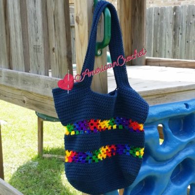 Classic Tote Simple Crochet Bag | Free Pattern