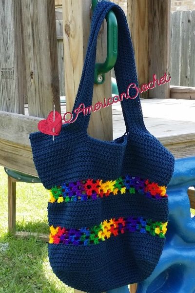 Classic Tote Bag free crochet pattern