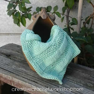 Moss Columns Dishcloth Moss Columns Dishcloth