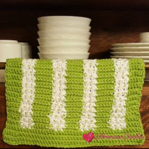 Moss Columns Dishcloth Moss Columns Dishcloth