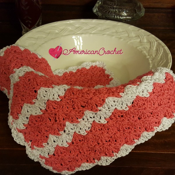 Strawberry Truffle Washcloth and Soap Cozy | Free Crochet Pattern | American Crochet @americancrochet.com #freecrochetpattern