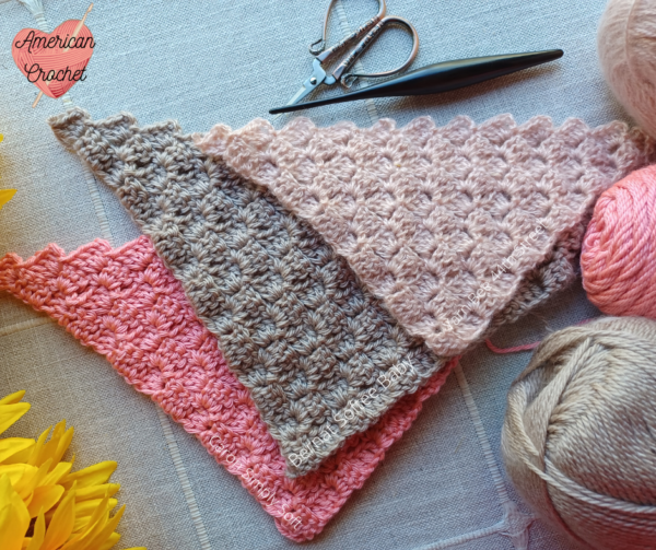 Vintage Linen Shawl | Crochet Pattern | American Crochet @americancrochet.com