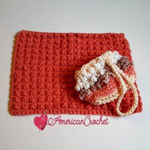 Berry Me Spa Set | Free Crochet Pattern | American Crochet @americancrochet.com #freecrochetpattern