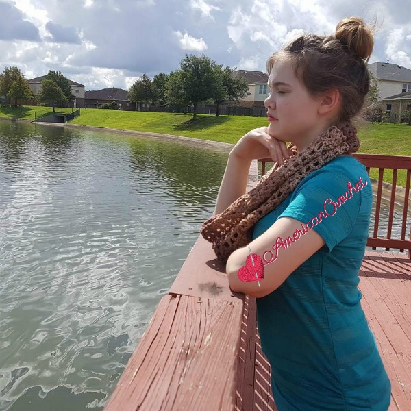 Caramel Chocolate Swirl Cowl | Free Crochet Pattern | American Crochet @americancrochet.com #freecrochetpattern