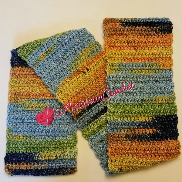 Kids Big Boy Scarf | Free Crochet Pattern | American Crochet @americancrochet.com #freecrochetpattern