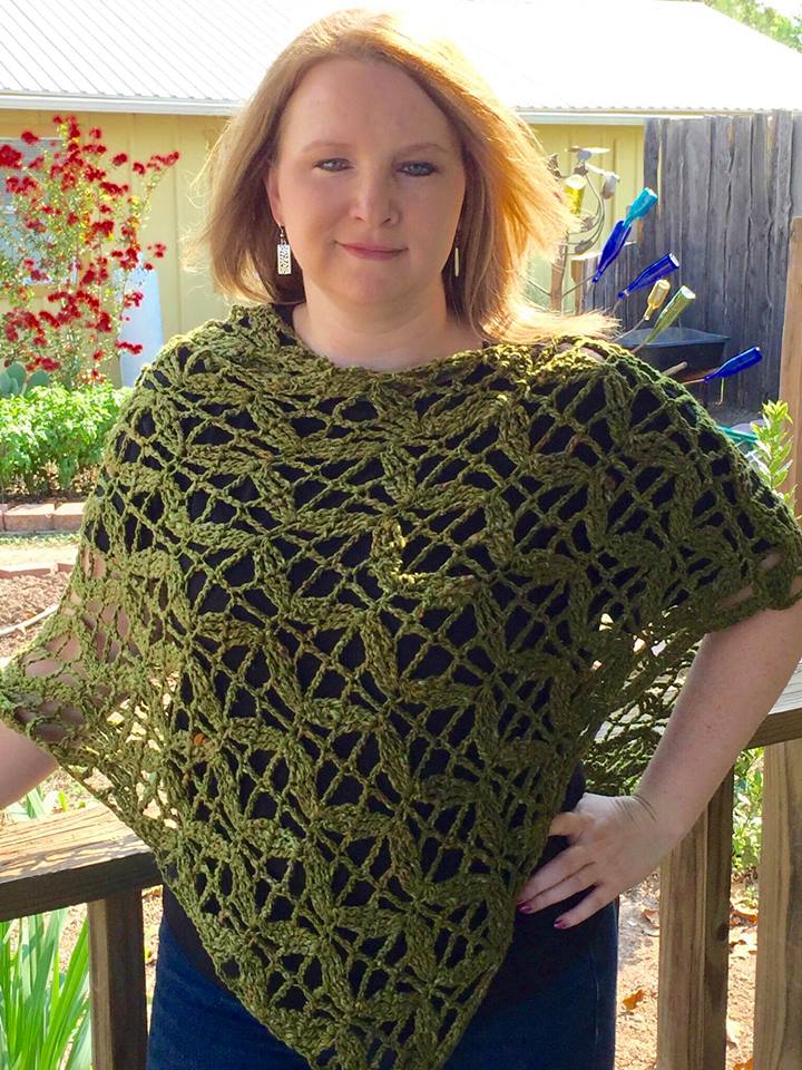 Flying Butterflies Poncho