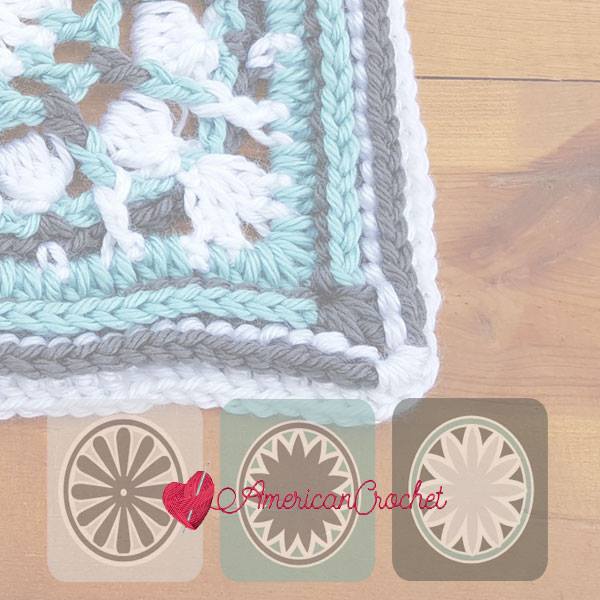 Squaring The Circle CAL 2018 | Free Crochet Along | American Crochet @americancrochet.com #freecrochetalong