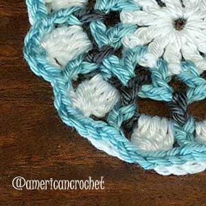 Audrey Circle in A Square | American Crochet @americancrochet.com