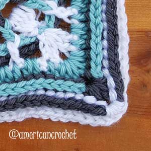 Audrey Circle in A Square | Crochet Pattern | American Crochet @americancrochet.com