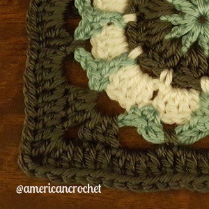 Tiffany Circle in A Square | Crochet Pattern | American Crochet @americancrochet