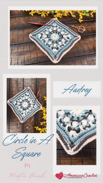 Audrey Circle in A Square | Crochet Pattern | American Crochet @americancrochet.com
