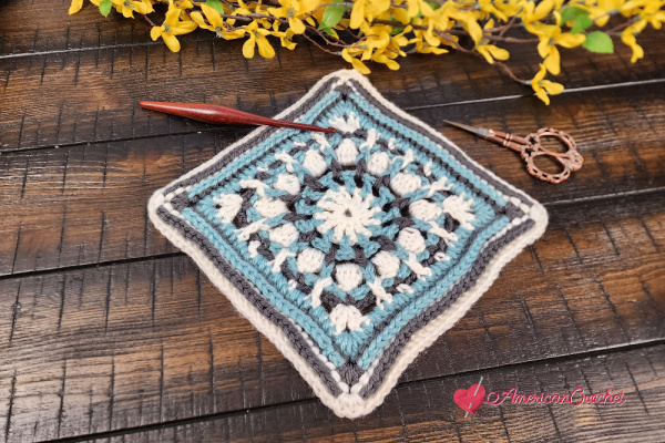 Audrey Circle in A Square | Crochet Pattern | American Crochet @americancrochet.com