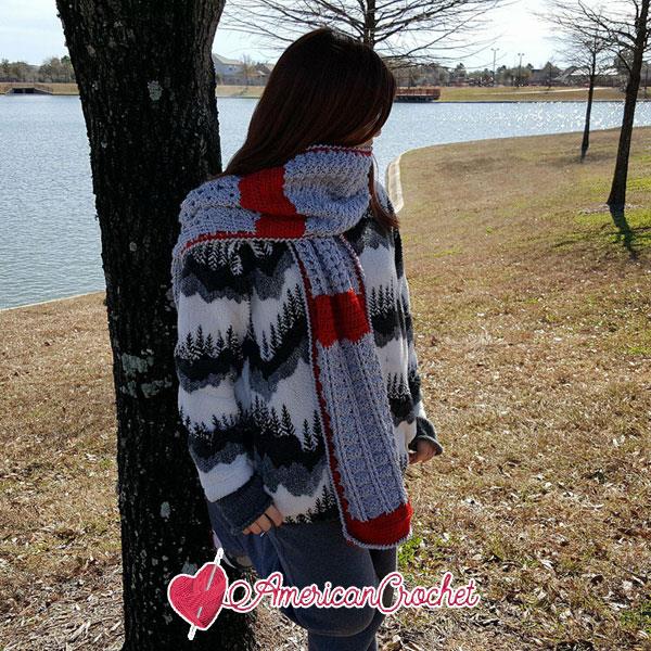 Romancing The Scarf Part Five | Free Crochet Pattern | American Crochet @americancrochet.com #freecrochetpattern #freecrochetalong