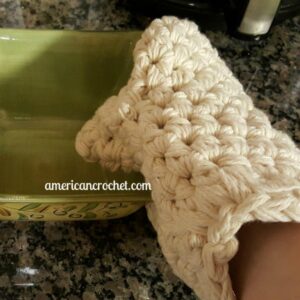 Cookie Cutter Oven Mitt | Crochet Pattern | American Crochet @americancrochet.com