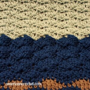 Ocean Medley Blanket Part Three | American Crochet @americancrochet.com