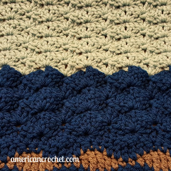 Ocean Medley Blanket Part Three | American Crochet @americancrochet.com #crochetalong