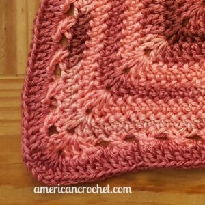 Rosewood Baby Blanket Part One | Crochet Pattern | American Crochet @americancrochet.com #crochetpattern #crochetalong
