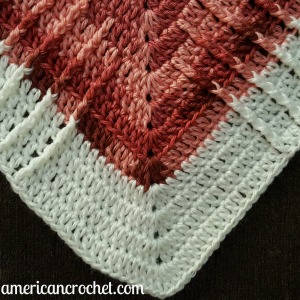 Rosewood Baby Blanket Part Five | Crochet Pattern | American Crochet @americancrochet.com #crochetpattern #crochetalong