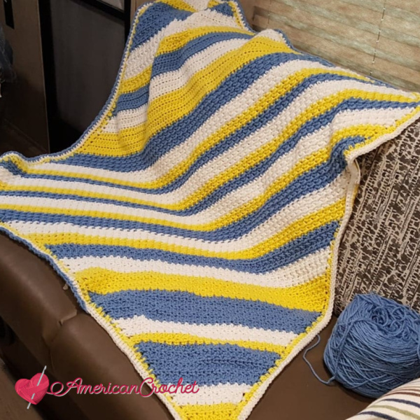 Special Memories Blanket Part Five | American Crochet @americancrochet.com #americancrochet #crochetalong