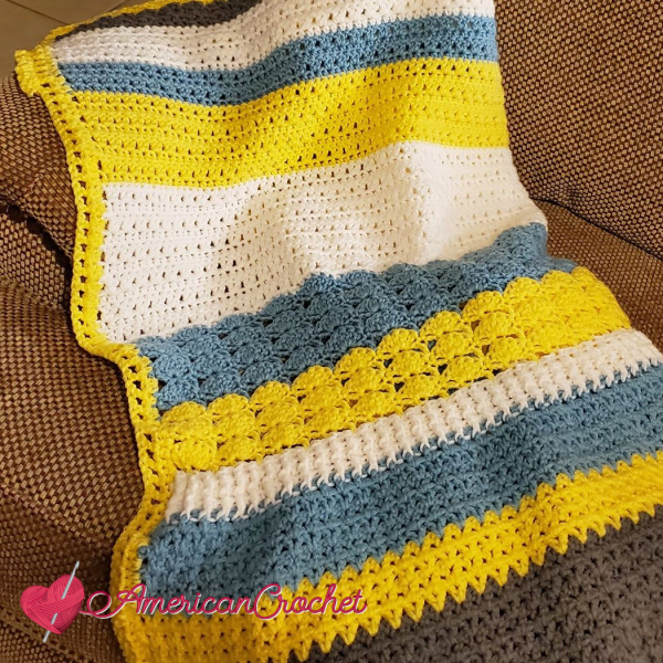 Winter Wonder Blanket | American Crochet @americancrochet.com